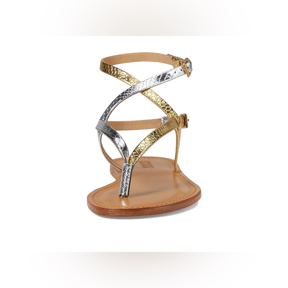 Schutz Metallic Gold/Silver Thongs